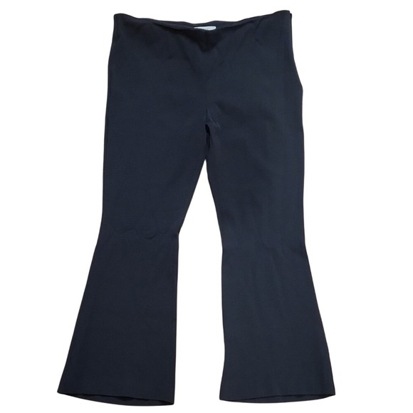 Dusan Pants - Dusan Navy Cropped Kick Ankle Europe Pants Large Lagenlook‎ Navy Quiet Luxury
